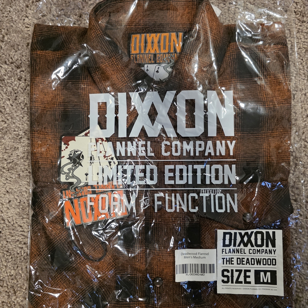 DIXXON The Deadwood Men's Medium Flannel Shirt